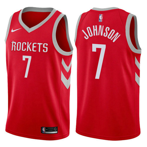 maglia joe johnson 7 2017-2018 houston rockets rosso