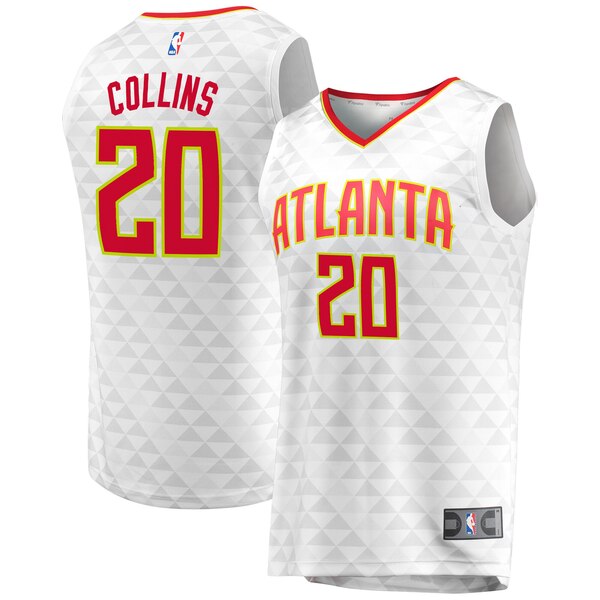 maglia basket john collins 20 2020 atlanta hawks bianca