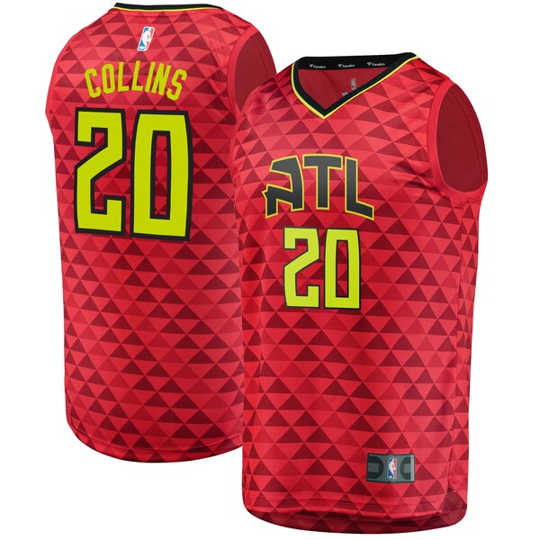 maglia basket john collins 20 2020 atlanta hawks rosso