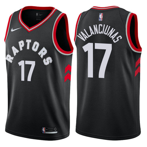 maglia basket jonas valanciunas 17 2017-2018 toronto raptors nero