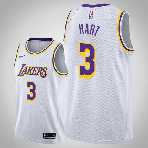 maglia josh hart 3 2018-2019 los angeles lakers bianca