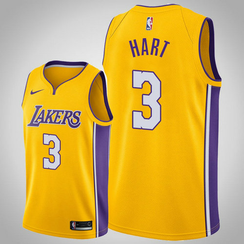 maglia josh hart 3 2018-2019 los angeles lakers giallo