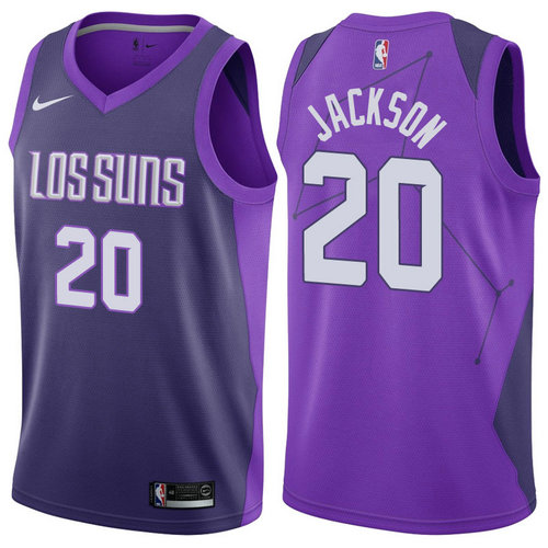 maglia josh jackson 20 2017-2018 phoenix suns porpora