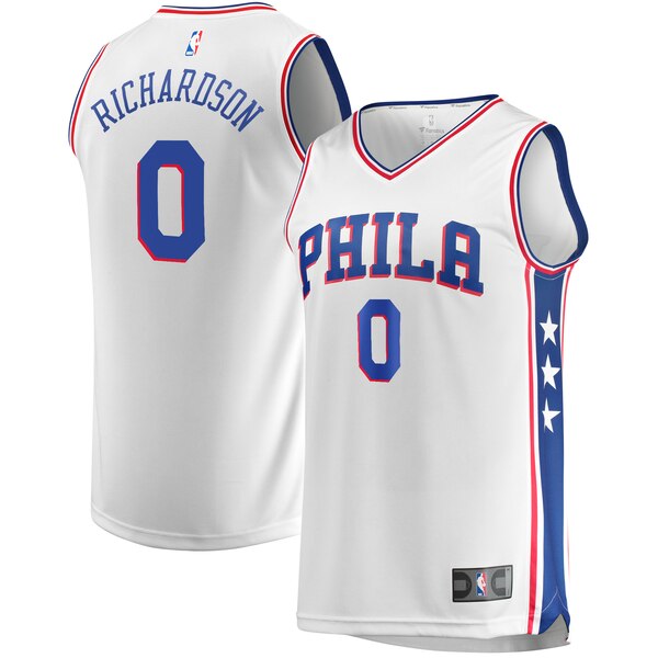 maglia josh richardson 0 2020 philadelphia 76ers bianca