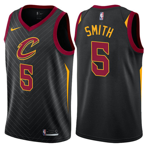 maglia basket jr smith 5 2017-2018 cleveland cavaliers nero