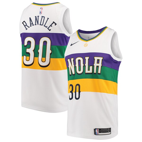 maglia julius randle 30 2020 new orleans pelicans bianca