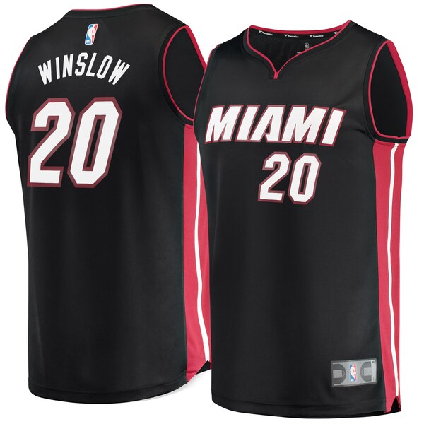 maglia justise winslow 20 2020 miami heat nero