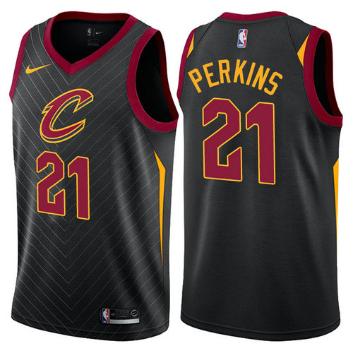 maglia basket kendrick perkins 21 2017-2018 cleveland cavaliers nero