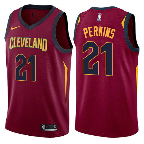 maglia basket kendrick perkins 21 2017-2018 cleveland cavaliers vino