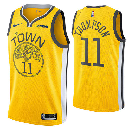 maglia klay thompson 11 2018-2019 golden state warriors d'oro