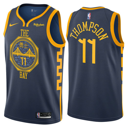 maglia klay thompson 11 2018-2019 golden state warriors navy