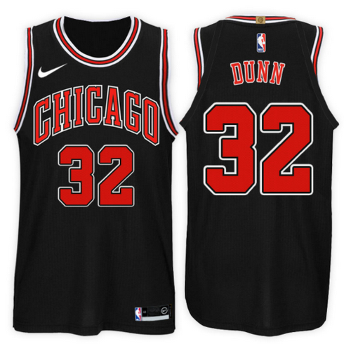 maglia kris dunn 32 2017-2018 chicago nero