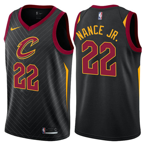 maglia basket larry nance jr. 22 2017-2018 cleveland cavaliers nero