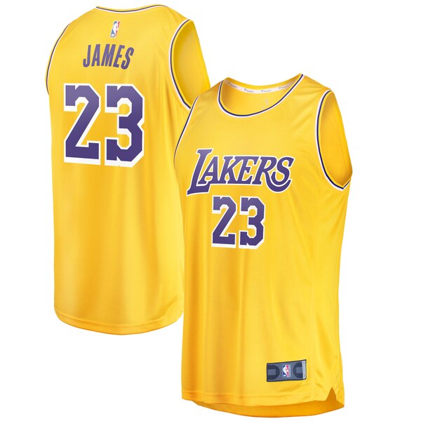 maglia lebron james 23 2020 los angeles lakers giallo