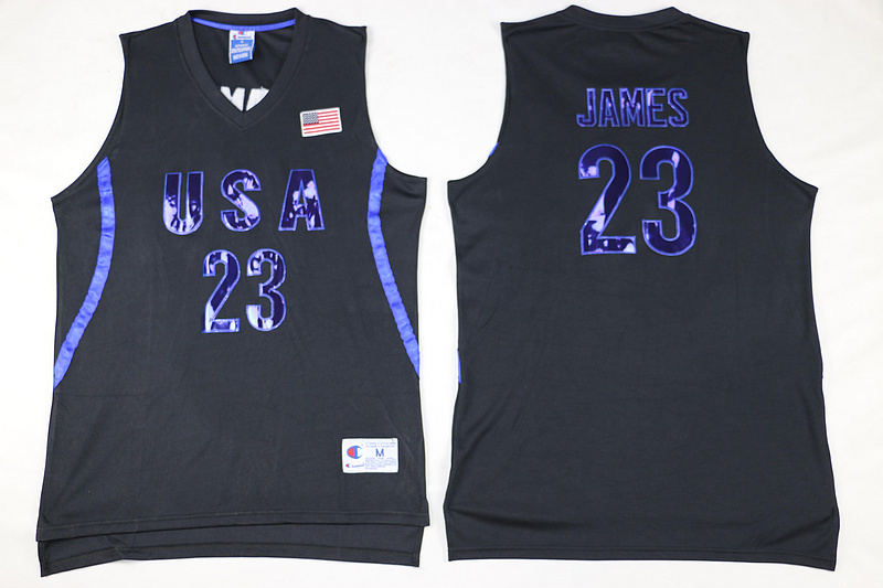 canotta lebron james 23 nba usa olimpiadi 2016 nero