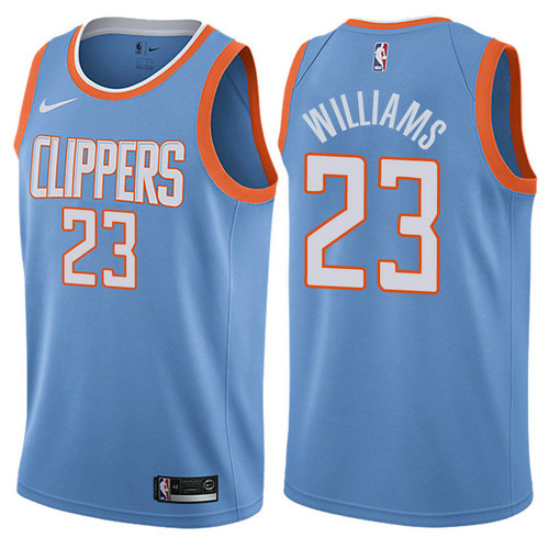 maglia lou williams 23 2017-2018 los angeles clippers blu