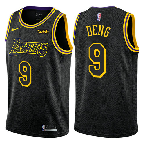 maglia luol deng 9 2017-2018 los angeles lakers nero