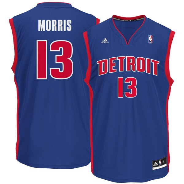 maglia marcus morris 13 2020 detroit pistons blu