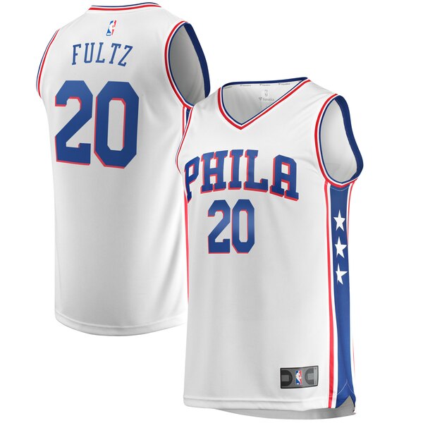 maglia markelle fultz 20 2020 philadelphia 76ers bianca