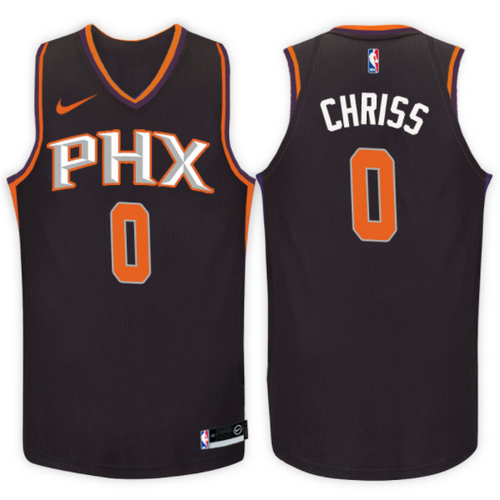 maglia marquese chriss 0 2017-2018 phoenix suns nero