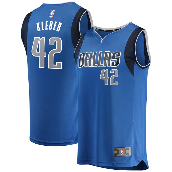 maglia maxi kleber 42 2020 dallas mavericks blu