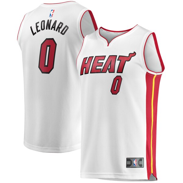 maglia meyers leonard 0 2020 miami heat bianca