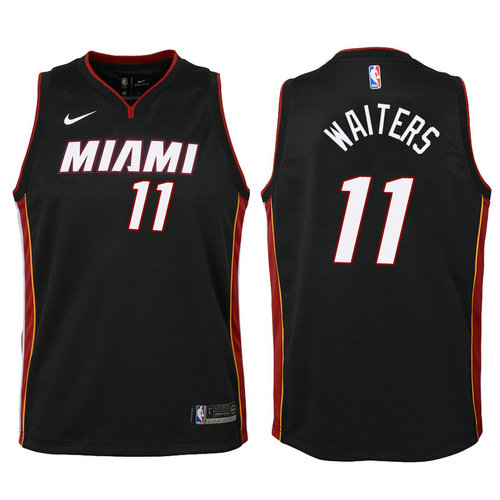 maglia miami heat bambino dion waiters 11 2018 nero