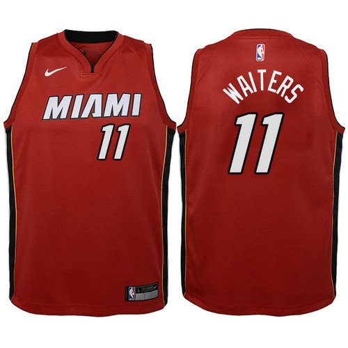 maglia miami heat bambino dion waiters 11 2018 rosso