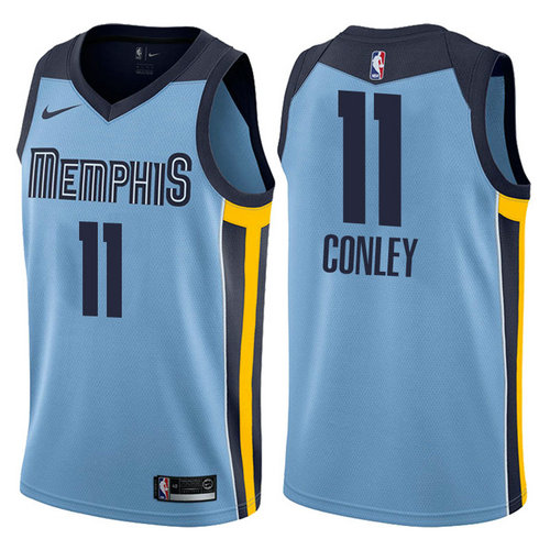 maglia mike conley 11 2017-2018 memphis grizzlies blu