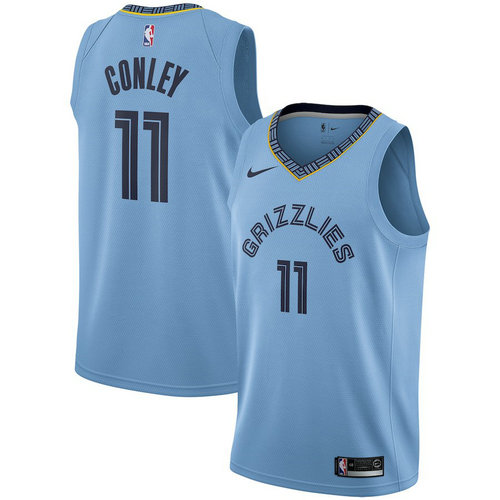 maglia mike conley 11 2018-2019 memphis grizzlies blu