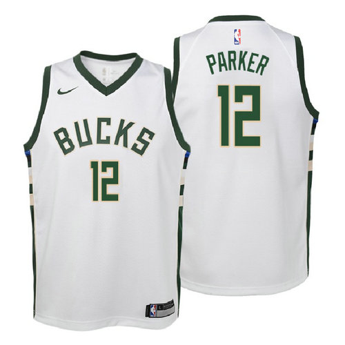 canotta milwaukee bucks bambino 2017-2018 jabari parker 12 bianca