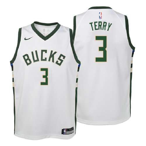 canotta milwaukee bucks bambino 2017-2018 jason terry 3 bianca