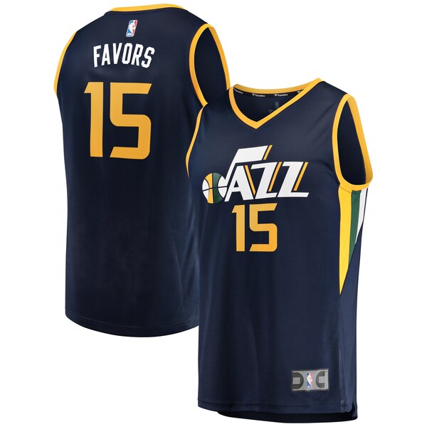 maglia nba derrick favors15 2019-2020 utah jazz nero