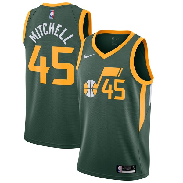 maglia donovan mitchell 45 2019-2020 utah jazz navy