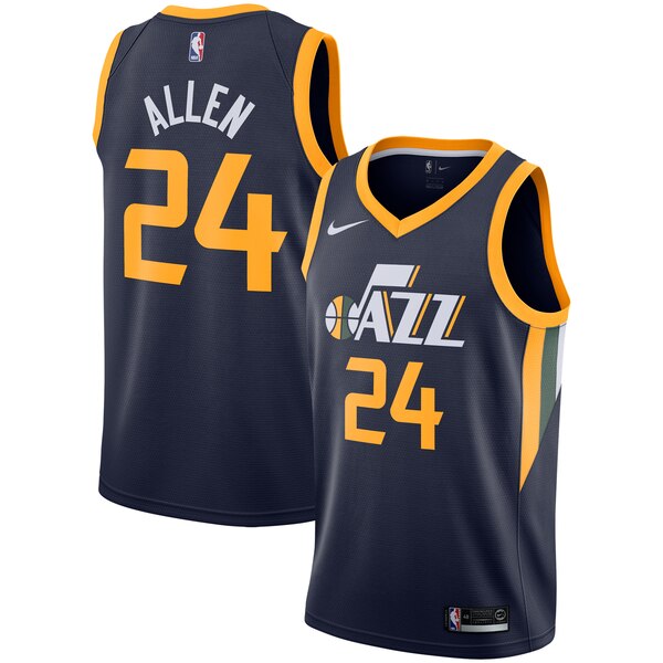 maglia nba Grayson Allen 24 2019-2020 utah jazz navy