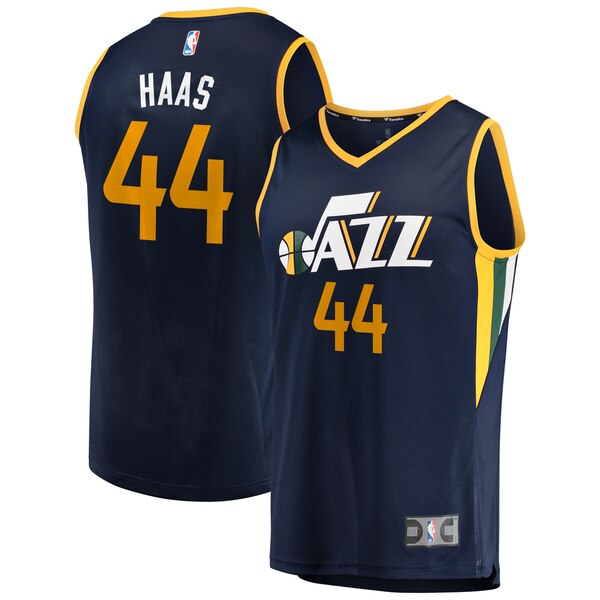 maglia nba isaac haas 44 2020 utah jazz navy