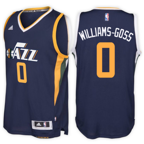 canotta uomo nigel williams goss 0 2017 utah jazz navy