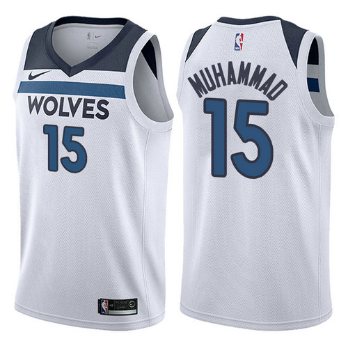 maglia nemanja bjelica 15 2017-2018 minnesota timberwolves bianca