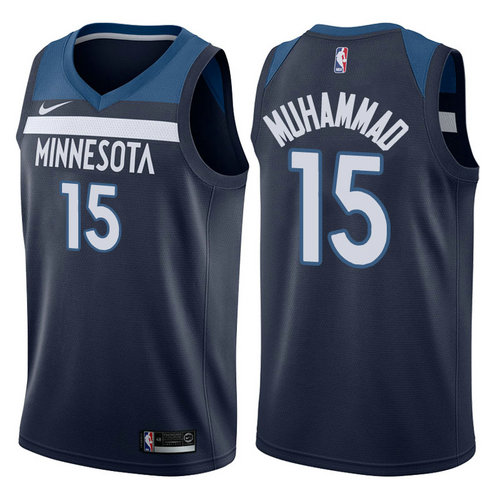 maglia nemanja bjelica 15 2017-2018 minnesota timberwolves navy