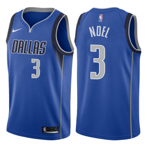 Maglia Nerlens Noel 3 2017-2018 Dallas Mavericks Blu