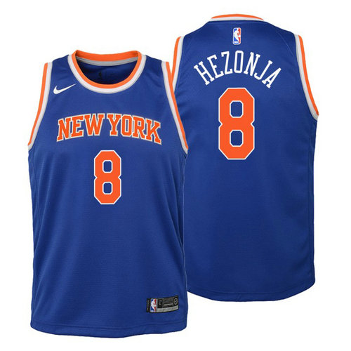 canotta new york knicks bambino mario hezonja 8 2018 blu