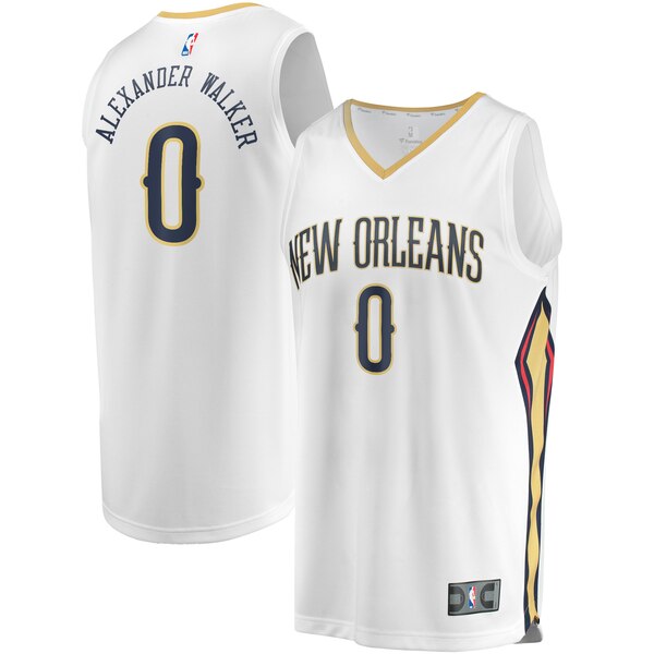 maglia nickeil alexander-walk 0 2020 new orleans pelicans bianca