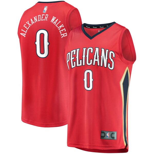 maglia nickeil alexander-walk 0 2020 new orleans pelicans rosso