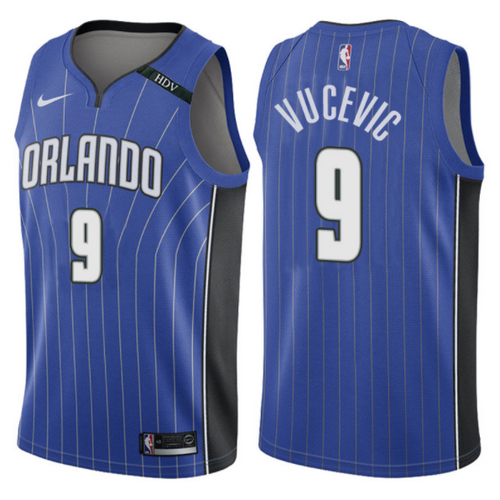 maglia nikola vucevic 9 2017-2018 orlando magic blu