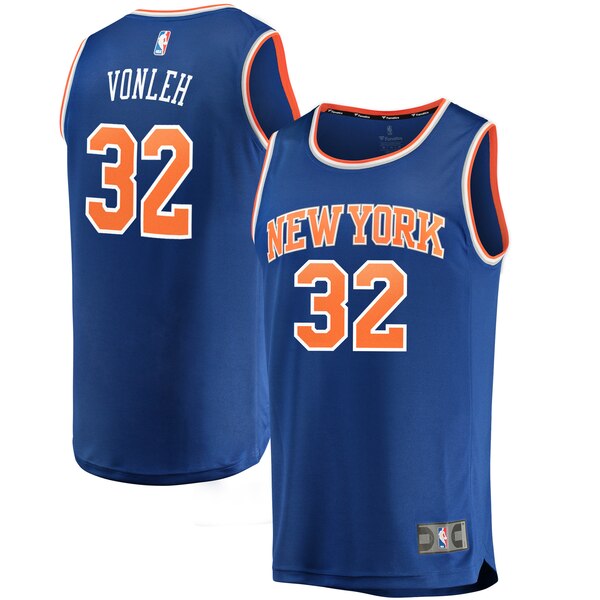 canotta basket noah vonleh 32 2020 new york knicks blu