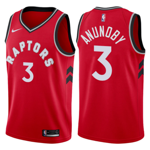 maglia basket og anunoby 3 2017-2018 toronto raptors rosso