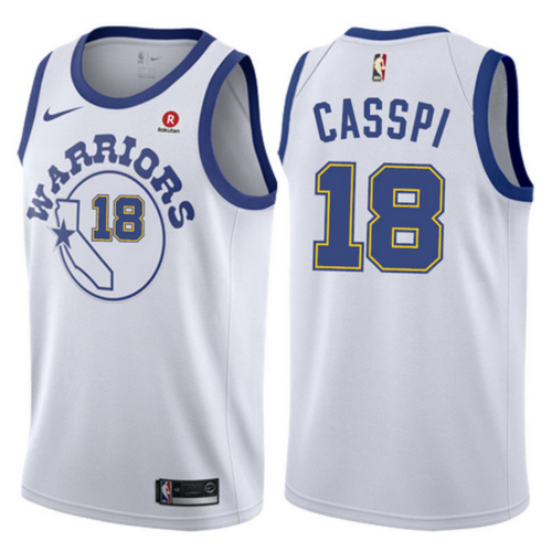 maglia basket omri casspi 18 2017-2018 golden state warriors bianca