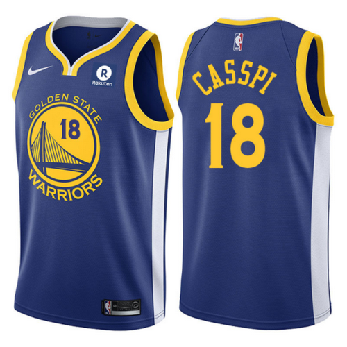 maglia basket omri casspi 18 2017-2018 golden state warriors blu