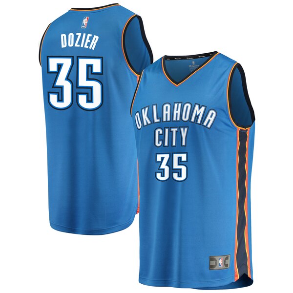 maglia p.j. dozier 35 2020 oklahoma city thunder blu