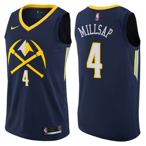 maglia paul millsap 4 2017-2018 denver nuggets marina